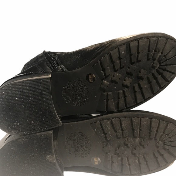 Vince Camuto black leather quilted moto bo… - Picture 10 of 12